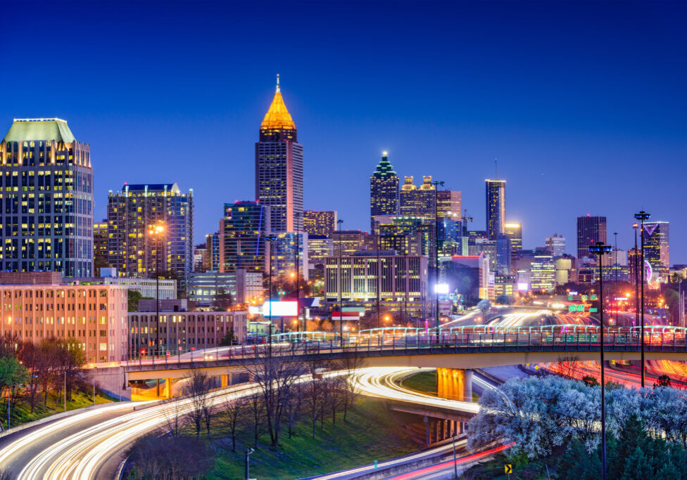 Atlanta, Georgia, USA downtown skyline.